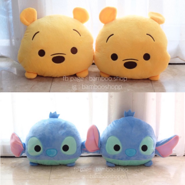 หมอนรองคอในรถ-ที่รัดเบาะรถยนต์-stitch-amp-pooh