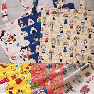 กระเป๋าผ้าญี่ปุ่น 🇯🇵 Handmade (สไตล์ Marimekko)