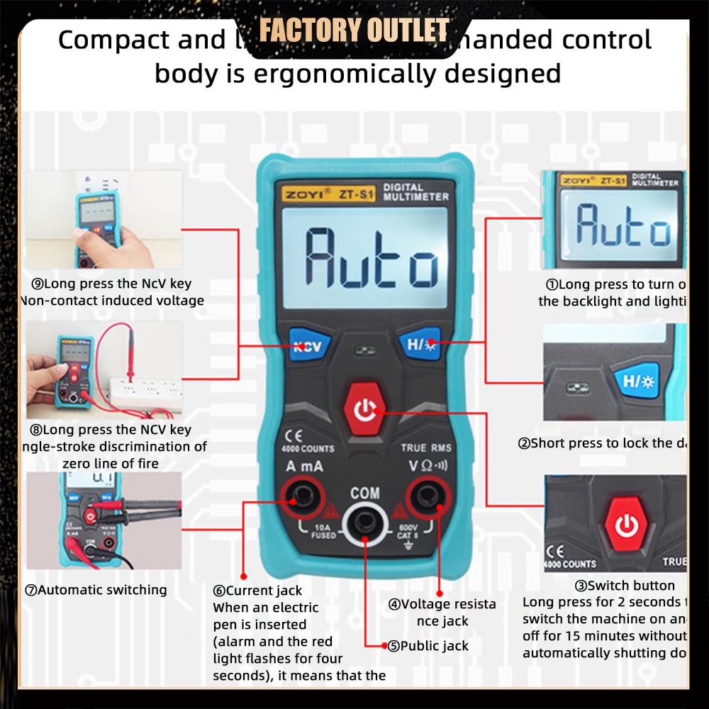 มัลติมิเตอร์-zoyi-zt-s-4000-ลดราคา-เครื่องทดสอบประจุแอมมิเตอร์-อัตโนมัติ-แบบดิจิตอลอัจฉริยะ