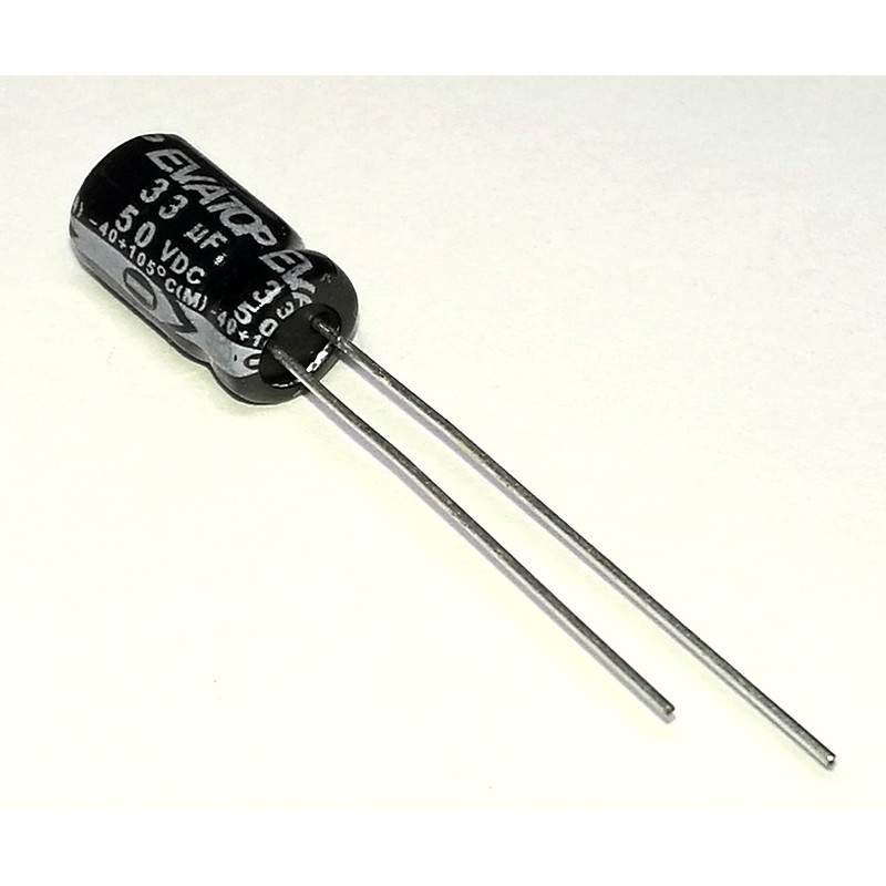 capacitor-33uf-50v-จำนวน-40ตัว-คาปาซิเตอร์-ตัวเก็บประจุ