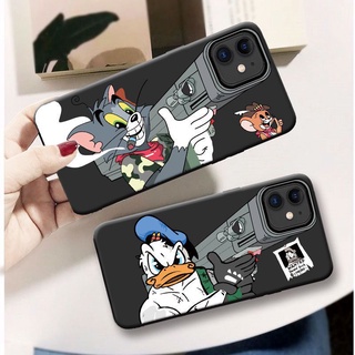 For Tecno POVA 5 4 Pro Spark 10 Pro Spark GO 2023 POVA 2 NEO POP 5 4 LTE Spark 8C 7T 7 Pro 6 Go Camon 18P Cartoon Tom Cat Donald Duck Phone Case