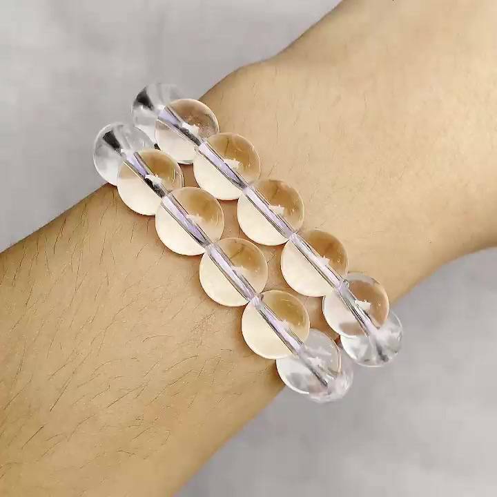 ลูกปัดคริสตัลสังเคราะห์-ทรงกลม-สีขาว-คุณภาพสูง-สําหรับทําเครื่องประดับ-แฮนด์เมด-diy-4-12-มม-หินสังเคราะห์