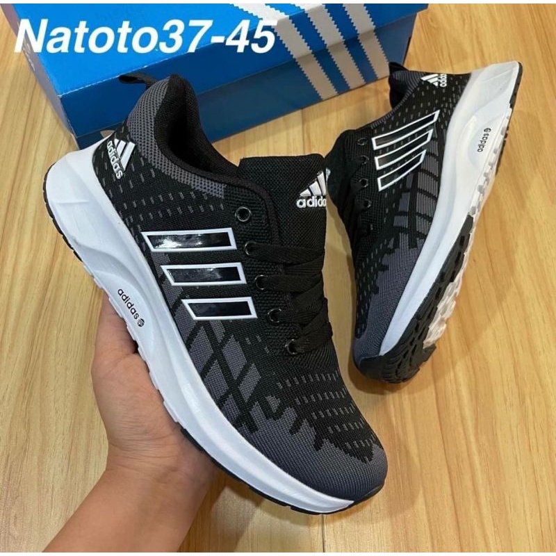 รองเท้าผ้าใบ-ออกกําลังกายถ้าไปผู้หญิงผู้ชาย40-45ดีงั้นสวยใส่สบายถ่ายรูปจากสินค้าจริง