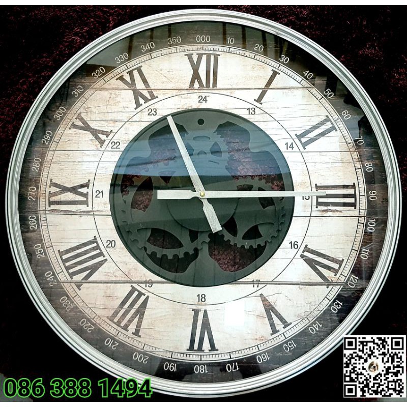 นาฬิกาโรมันเหล็ก-เขวนผนัง-ขนาดใหญ่-60cm