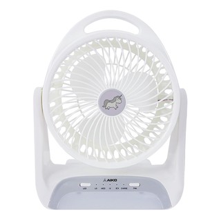 พัดลมพกพา พัดลมพกพา AIKO KN-2816 Unicorn สีเทา พัดลม เครื่องใช้ไฟฟ้า PORTABLE FAN AIKO KN-2816 UNICORN GRAY