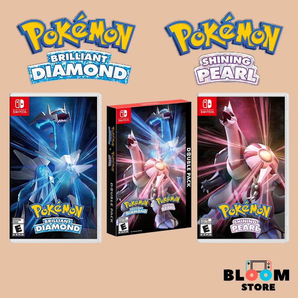 มือ1-พร้อมส่ง-pokemon-brilliant-diamond-and-pokemon-pearl-eng