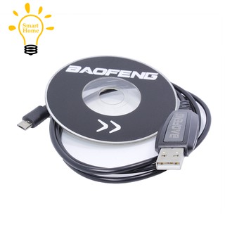 ราคา『★』BF-T1 Accessories USB Programming Cable+ CD Firmware For BAOFENG BF-T1 Mini Walkie Talkie BF-91