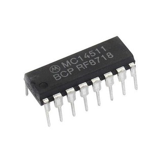 MC14511BCP MC14511 14511 14511B Seven Segment Latch Decoder Driver