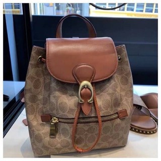 Coach Evie Backpack In Signature Canvas