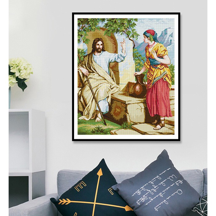 ชุดปักครอสติช-พระเยซู-พระคริสต์-jesus-cross-stitch-kit