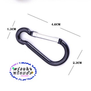 เช็ครีวิวสินค้าคาราบิเนอร์ ตะขอเกี่ยวเข็มขัด Airpods  carabiner ที่เกี่ยวพวงกุญแจ พวงกุญแจ