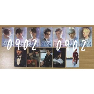 [พร้อมส่ง/พร้อมโอนลดราคาใบละ 300 จากราคาที่ลงไว้ ทักแชทมาได้เลยค่ะ] การ์ด GOT7 - Dream Knight ของแท้