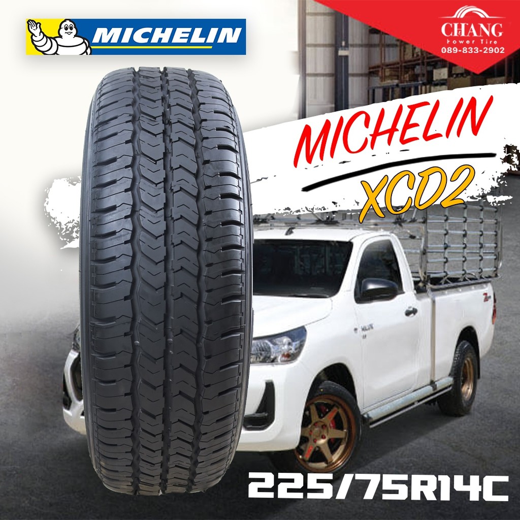 225-75r14-รุ่นxcd2-ยี่ห้อmichelin