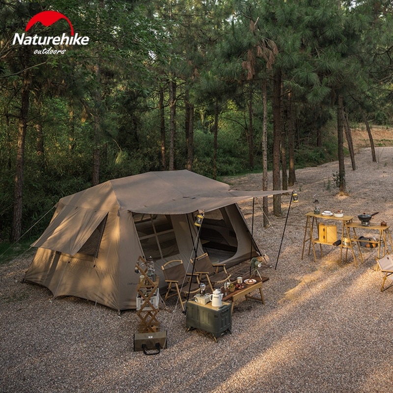 ภาพสินค้า+พร้อมส่ง+ Naturehike VILLAGE 13.0 tent เตนท์ สำหรับ 3-4 คน เหมาะกับการท่องเที่ยว camping จากร้าน thenita บน Shopee ภาพที่ 5