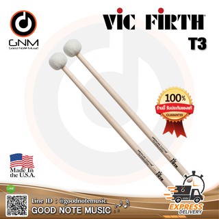 ไม้กลอง Vic Firth รุ่น T3 American Custom Timpani  ** Made in U.S.A. **