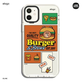 elago l LINE FRIENDS Burger Time iPhone 11 6.1