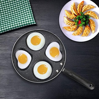 ◎Seven/Four Heart-hole Frying Pot Thickened Omelet Pan Non-stick Egg Pancake Steak Pan Cooking Egg Ham Pans Breakfast Ma