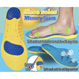 พื้นรองเท้า Memory Foam ลดแรงกระแทก นุ่มสบาย