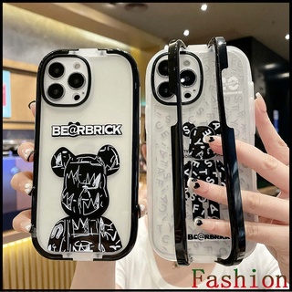 รุ่นนี้เป็นขาตั้งได้ใช เคสไอโฟน 11 เคส black violent bear for Apple 13 เคสไอโฟน11 Pro max เคส iPhone12 เคสi11 7plus xs max xr เคสไอโฟน7พลัส case iPhonexr Pro max เคสไอโฟน12 case iPhone13 8plus cases