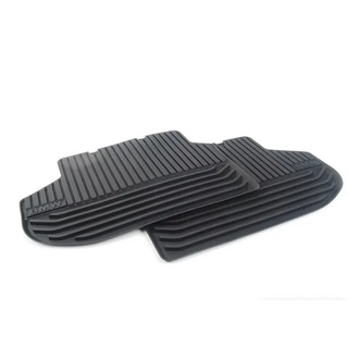 (ลดล้างสต็อค)ผ้ายางปูพื้นด้านหลัง BMW Rubber floormat set "All weather" black rear F10 F10 LCI F11 F11 LCI