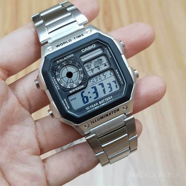 casio-แท้-กันน้ำ-100-พร้อมกล่องแบรนด์-สินค้ารับประกัน-1-ปี-ราคาเรือนละ-1-250-บาท