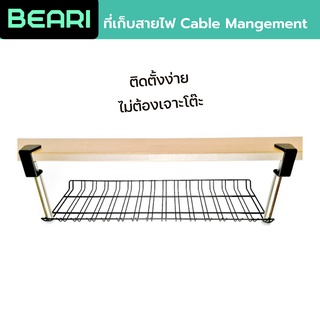 ภาพหน้าปกสินค้าที่เก็บสายไฟโต๊ะคอมพิวเตอร์ Beari Cable Management แบบหนีบ ไม่ต้องเจาะโต๊ะ ที่เกี่ยวข้อง