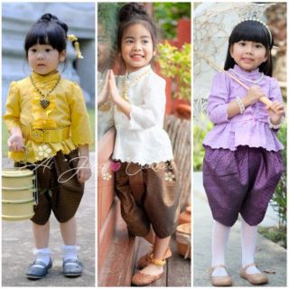 🪷 ชุดไทย ร.5 ประยุกต์ ~ AI Jung Clothes ชุดไทยเด็ก ชุดไทยใส่ไปโรงเรียน