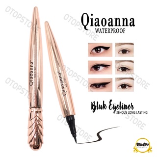 Qiaoanna Eyeliner อายไลเนอร์ เส้นดำ คมชัด กันน้ำ กันเหงื่อ ติดทนนาน เขียนง่าย เขียนลื่นไม่มีสะดุด ไม่หลุดลอกระหว่างวัน