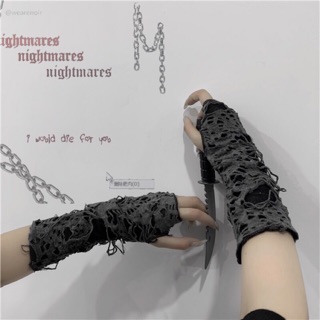 ภาพหน้าปกสินค้า🔥Sale🔥ถุงมือปอกแขนสวมนิ้ว Y2K Gothic Gloves พร้อมส่ง ที่เกี่ยวข้อง