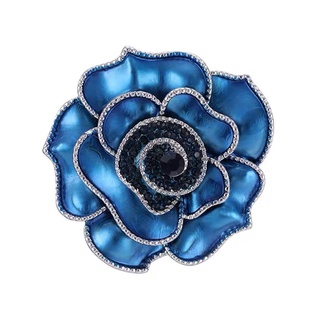 ลดกระหน่ํา อารมณ์ ดอกไม้สีฟ้า เข็มกลัด ระดับไฮเอนด์ พลอยเทียม สีฟ้า ดอกไม้ เข็มกลัด ยอดนิยม อเนกประสงค์ เครื่องประดับ อุปกรณ์