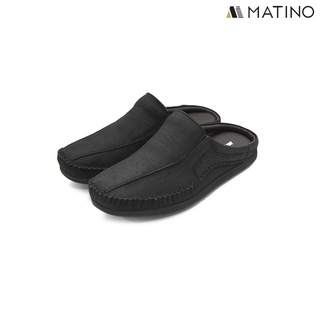 ภาพขนาดย่อของภาพหน้าปกสินค้าMATINO SHOES รองเท้าชายเปิดส้นหนังแท้ รุ่น MC/S 9800 - BLACK/BROWN/TORO จากร้าน matinoshoes บน Shopee