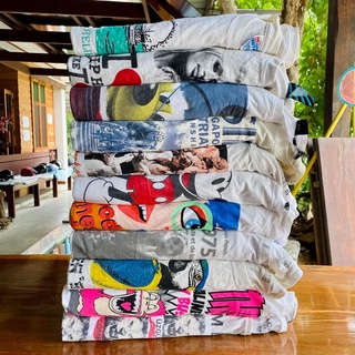 สินค้า เสื้อขาวมือสองเกรดA สภาพดี มีลายทุกตัว