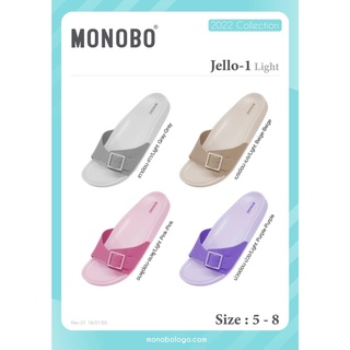 รองเท้าแตะแบบสวม MONOBO รุ่น JELLO รุ่นใหม่ สีสวย ใส่สบาย ของแท้ ราคาถูก มีกล่อง