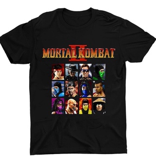 เสื้อยืดผ้าฝ้าย มีฮู้ด พิมพ์ลาย Mortal Kombat Movie Geek สไตล์เรโทร สีดํา สําหรับผู้ชาย DF12HJ30547