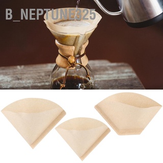 B_Neptune325 กระดาษกรองกาแฟดริป รูปกรวยธรรมชาติ 40 ชิ้น