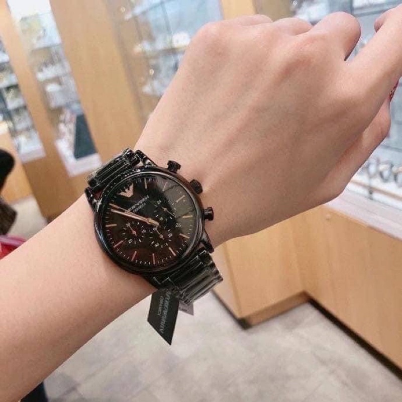 ผ่อน0-นาฬิกา-emporio-armani-ar1509-ceramic-chronograph-watch-ขนาด-43-มม-เซรามิคสีดำ