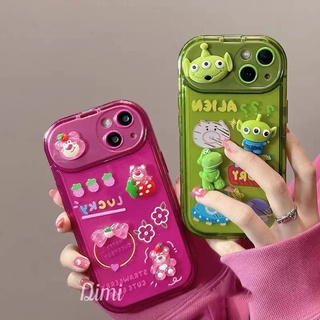 เคสนิ่มการ์ตูนนูน เคสตั้งได้มีกระจก สำหรับไอโฟน 7G 8G 7plus 8plus XR i11 for iPhone 12 pro max i13 13promax 14 Pro max