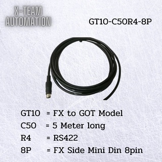 สินค้า GT10-C50R4-8P / Serial Cable for FX to GOT 1030 GOT 1040 (GOT รุ่นเล็ก Port ต่อเป็น Terminal)