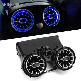 Aries306 64 Color Rear LED Turbine Air Vent Ambient Light Kit Replacement for Mercedes‑Benz C GLC‑Class W205 X253 2019‑2021