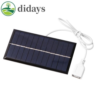 Didays 1W 6V แผงพลังงานแสงอาทิตย์ ขนาดเล็ก DIY ระบบสุริยะ สําหรับชาร์จโทรศัพท์ แบตสํารอง