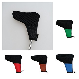 สินค้า [H₂Sports&Fitness]Mesh Blade Golf Club Putter Head Cover Headcover with Zipper Close