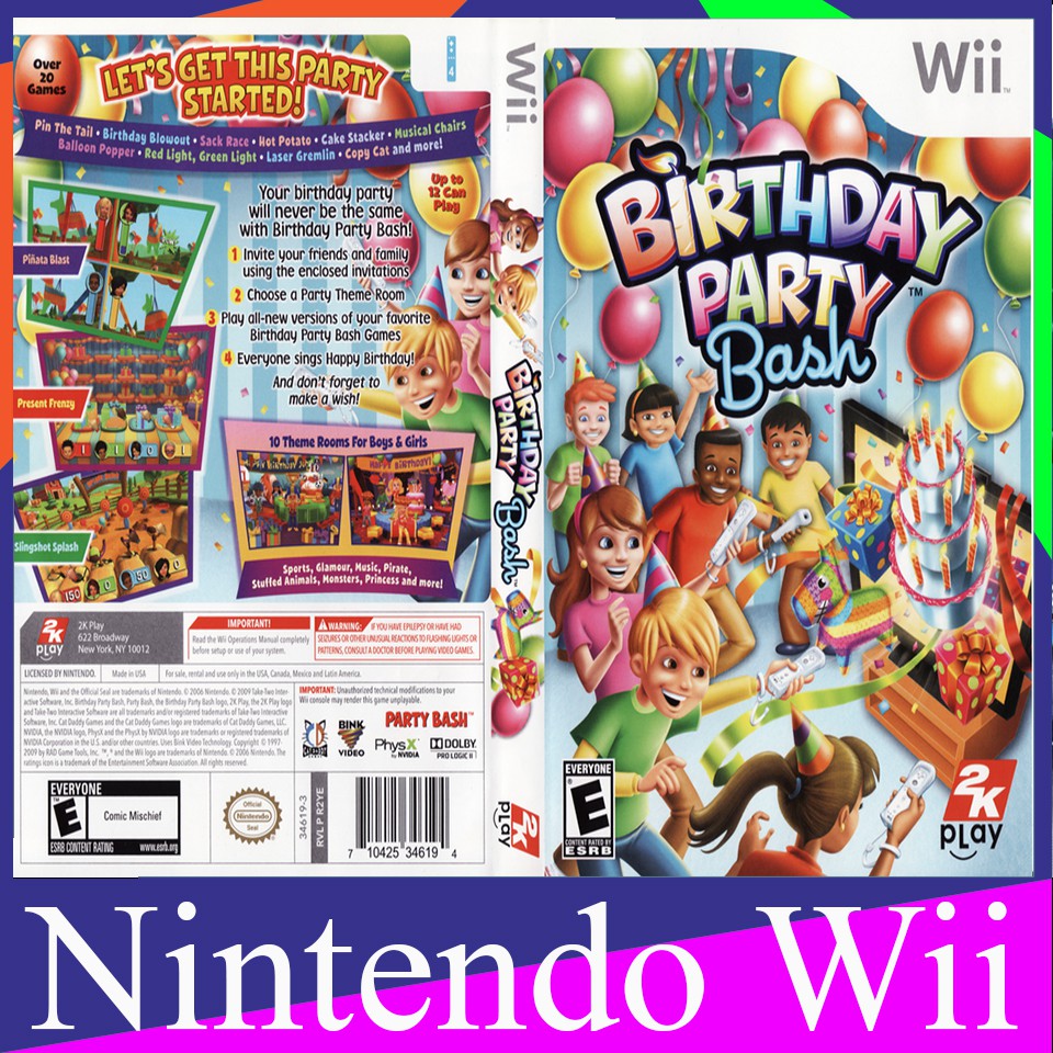 Birthday party best sale bash wii