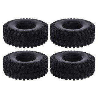 4pcs 1/10 RC Cars ยาง 1.9 นิ้ว 120 * 42 มม. ล้อยางสำหรับ 1:10 Rock Crawler Axial SCX10 II 90046 RR10 WRAITH Traxxas TRX4