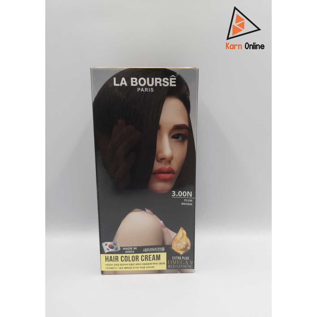La Bourse Hair Color Cream ครีมเปลี่ยนสีผม ลาบูสส์ (มี 18 สี) Shopee