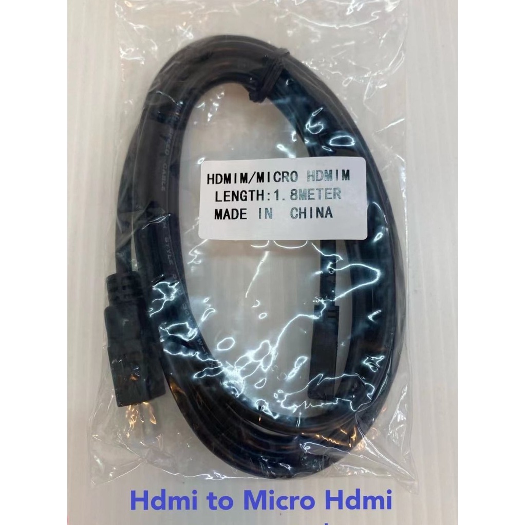 ส่งจากไทย-สาย-hdmi-to-micro-hdmi-1-8ม-พร้อมส่ง