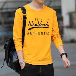 NEW!! เสื้อคอกลมแขนยาว City NewYork ผ้าดีงานสวย ราคาถูก สินค้าจริงตรงปก