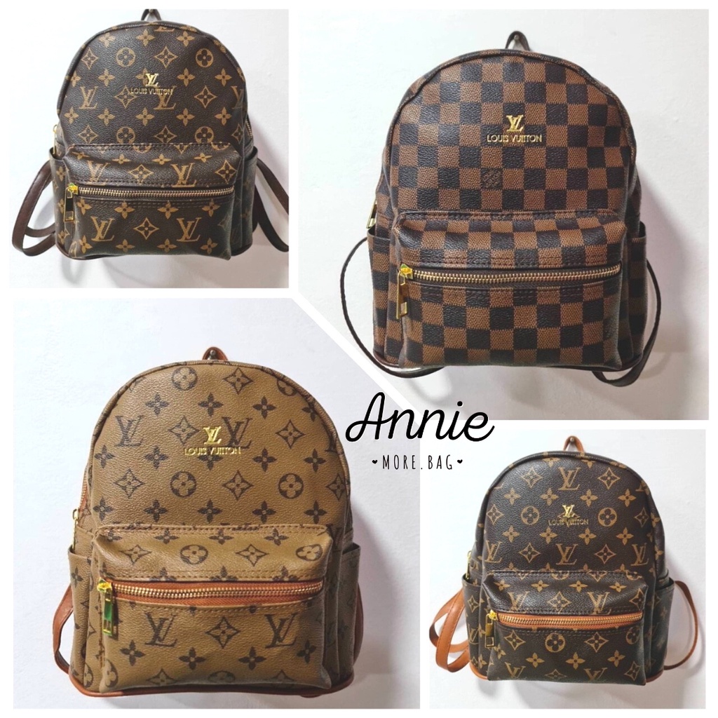 ภาพหน้าปกสินค้าพร้อมส่ง  กระเป๋าเป้ สะพายหลัง ลาย หลุยส์ LV จากร้าน annie.more บน Shopee