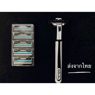 ภาพหน้าปกสินค้าใบมีดโกนหนวด 5 ใบมีด ส่ง จาก ไทย ใช้กับ ด้ามของ Gillette Vector ได้ ที่เกี่ยวข้อง