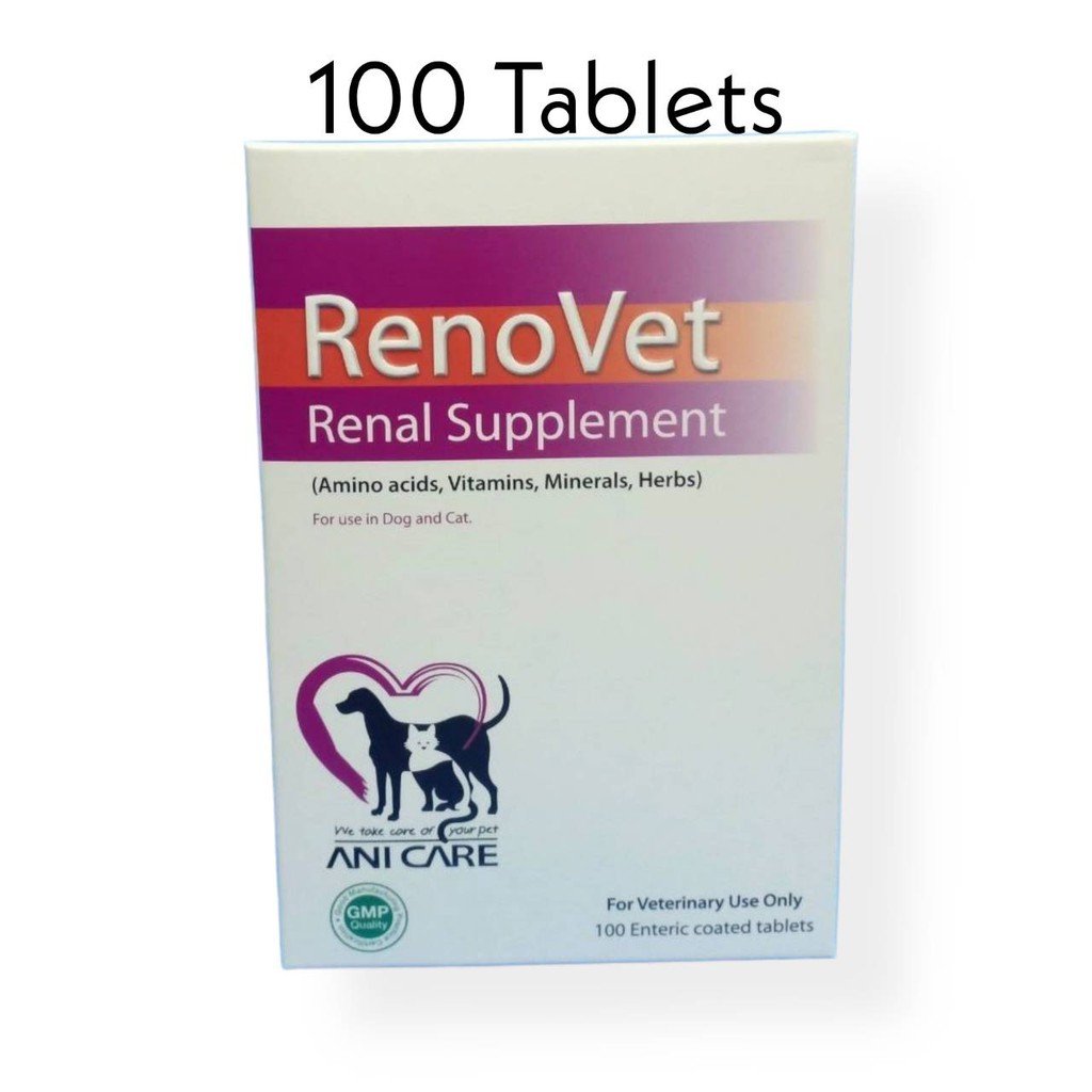 renovet-renal-supplement-อาหารเสริม-บำรุงไต-100-เม็ด-อาหารเสริมสุนัข-อาหารเสริมแมว-โรคไต-แมวโรคไต-สุนัขโรคไต-1-unit