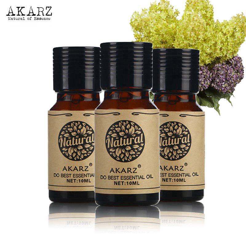 Tea Tree Rose Vanilla Essential Oil sets AKARZ ชา ดอกกุหลาบ วนิลา ชุดน้ำมันหอมระเหย ชุดน้ำมันหอมระเหย 10ml*3